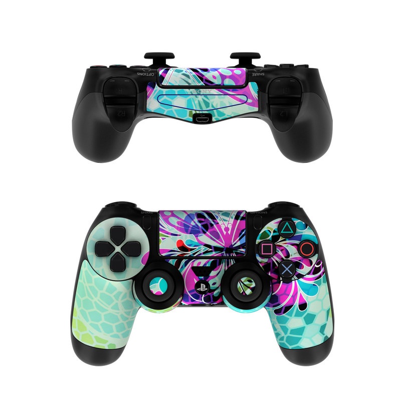 Sony PS4 Controller Skin - Butterfly Glass (Image 1)