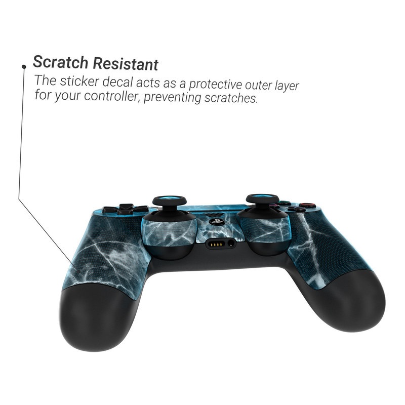 Sony PS4 Controller Skin - Black Marble (Image 3)