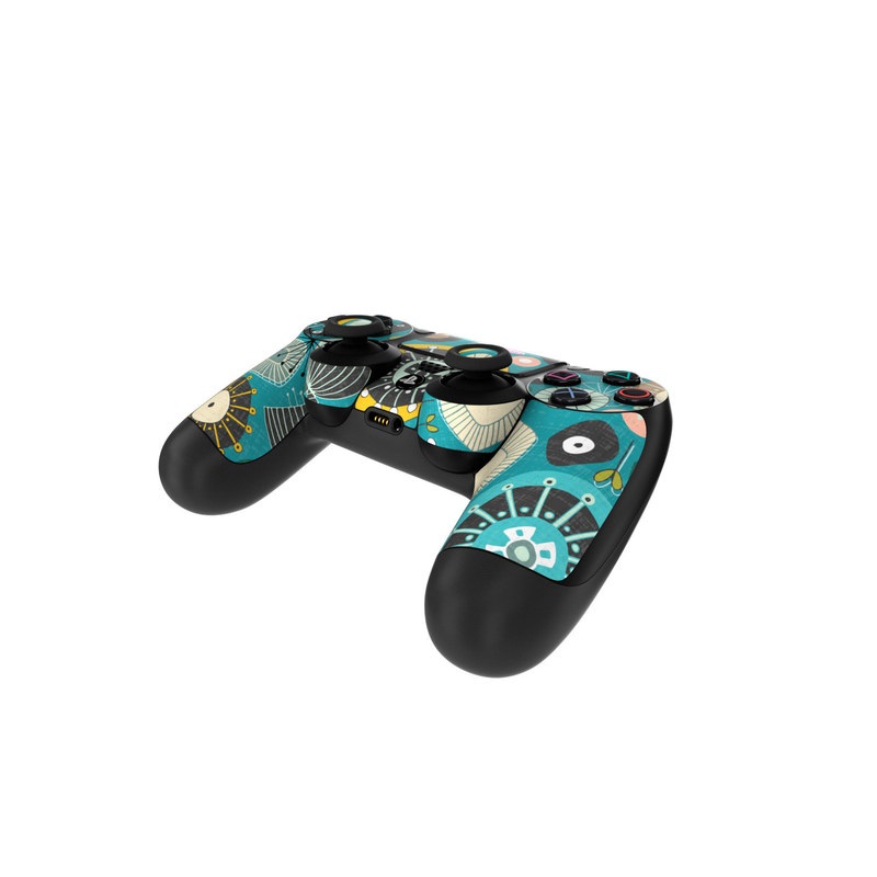 Sony PS4 Controller Skin - Blooms Teal (Image 4)