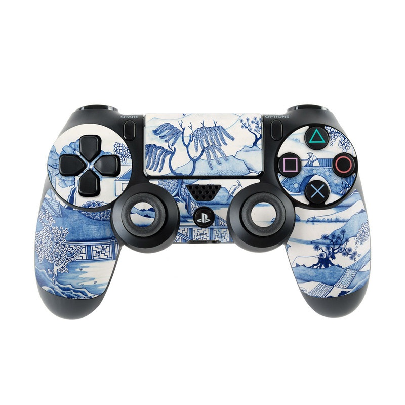 Sony PS4 Controller Skin - Blue Willow (Image 1)