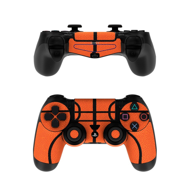 Sony PS4 Controller Skin - Basketball (Image 1)