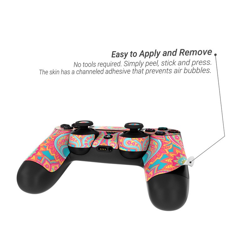 Sony PS4 Controller Skin - Carnival Paisley (Image 2)