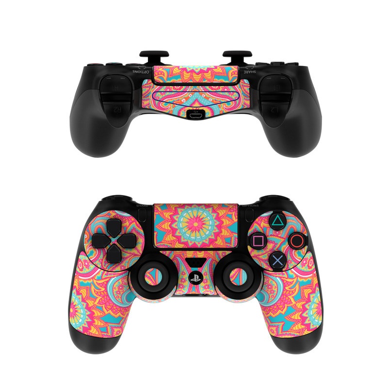 Sony PS4 Controller Skin - Carnival Paisley (Image 1)