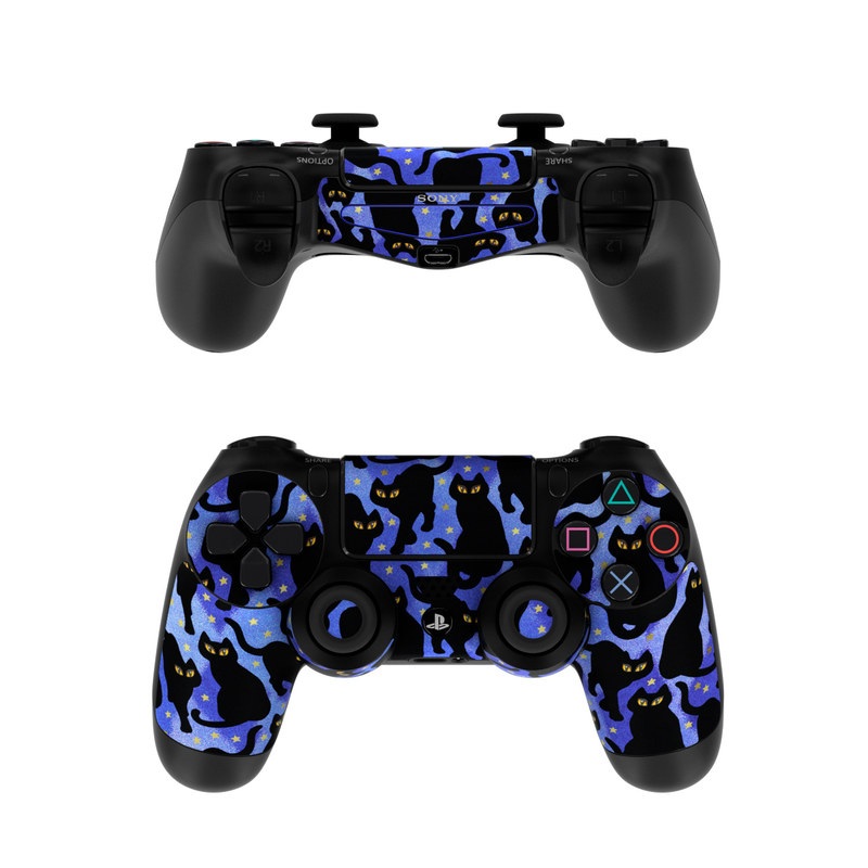 Sony PS4 Controller Skin - Cat Silhouettes (Image 1)