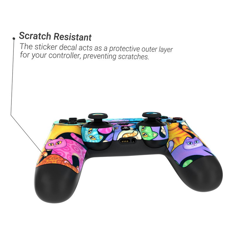 Sony PS4 Controller Skin - Colorful Kittens (Image 3)