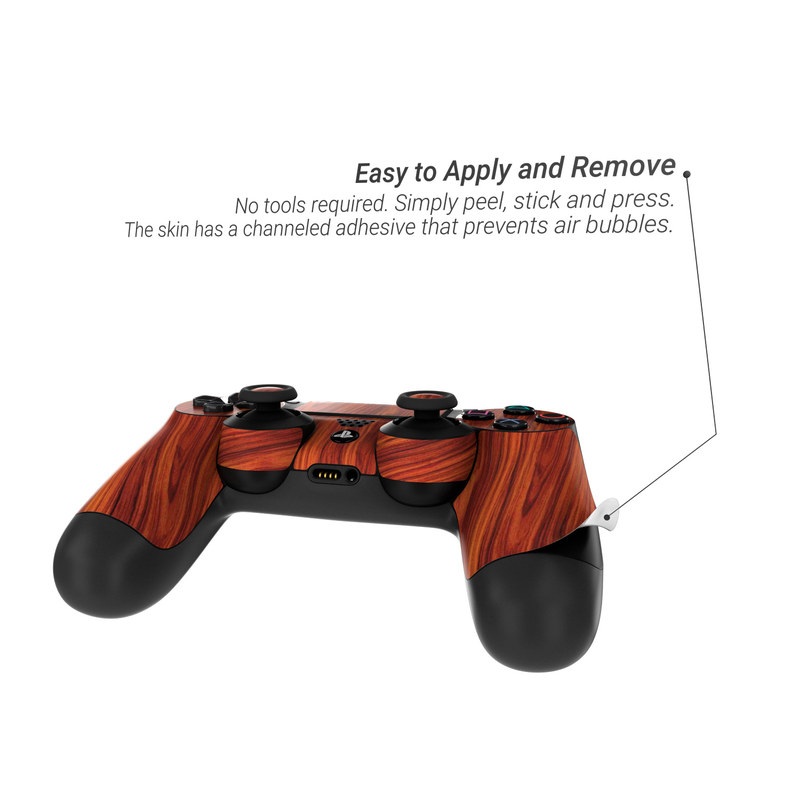 Sony PS4 Controller Skin - Dark Rosewood (Image 2)