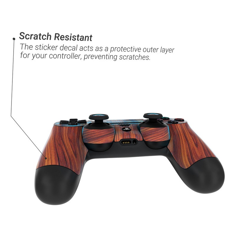 Sony PS4 Controller Skin - Dark Rosewood (Image 3)