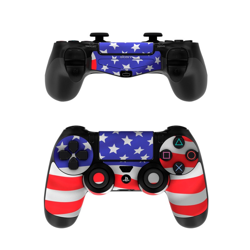 Sony PS4 Controller Skin - USA Flag (Image 1)