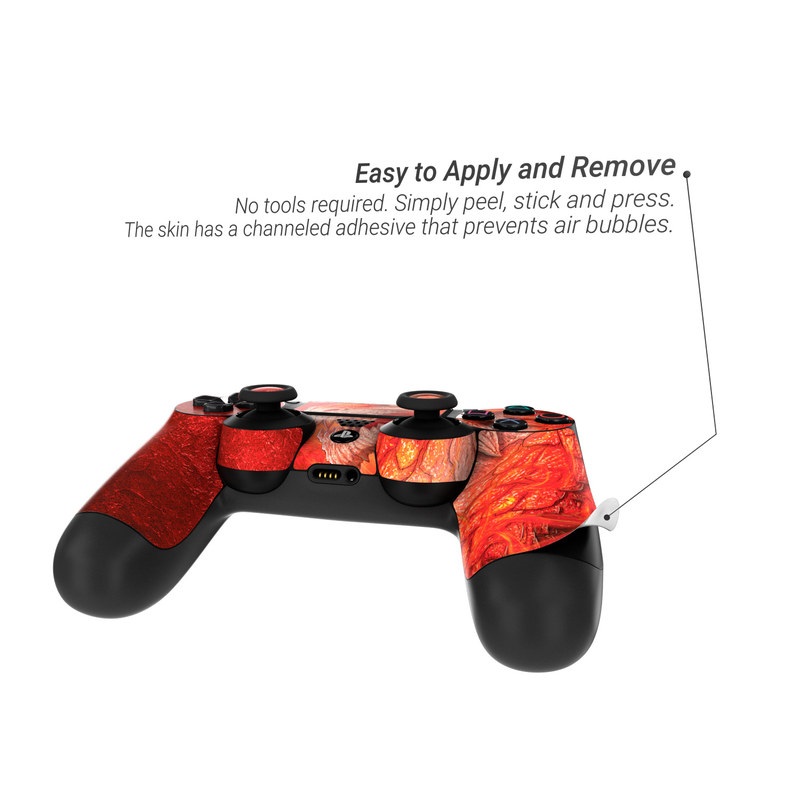 Sony PS4 Controller Skin - Flame Dragon (Image 2)