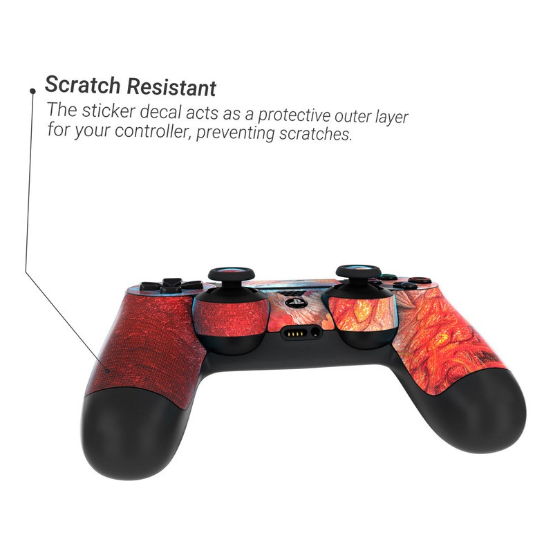 Sony PS4 Controller Skin - Flame Dragon (Image 3)