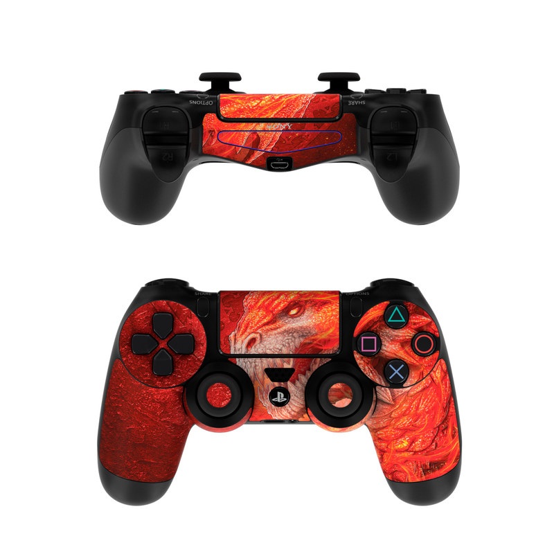 Sony PS4 Controller Skin - Flame Dragon (Image 1)