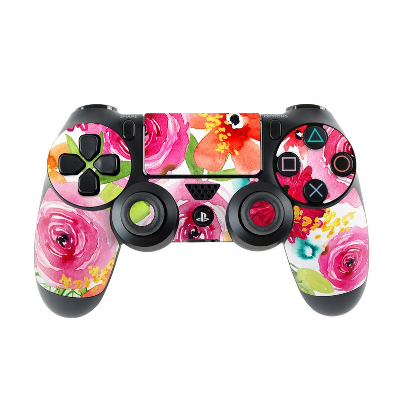 Sony PS4 Controller Skin - Floral Pop (Image 1)