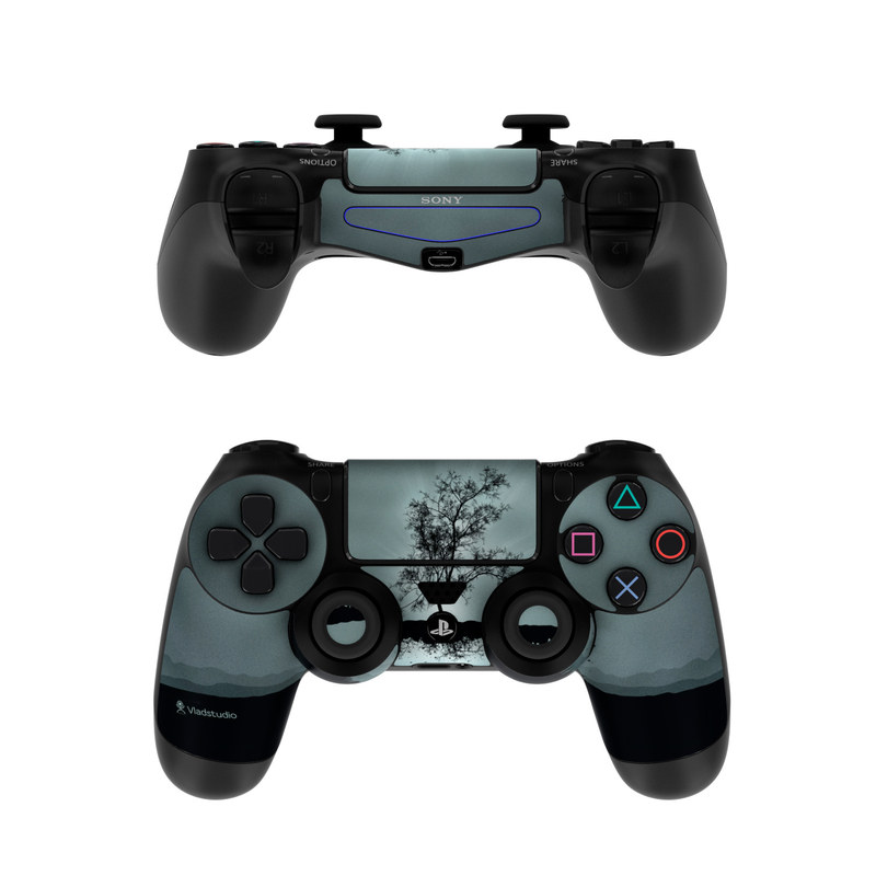 Sony PS4 Controller Skin - Flying Tree Black (Image 1)