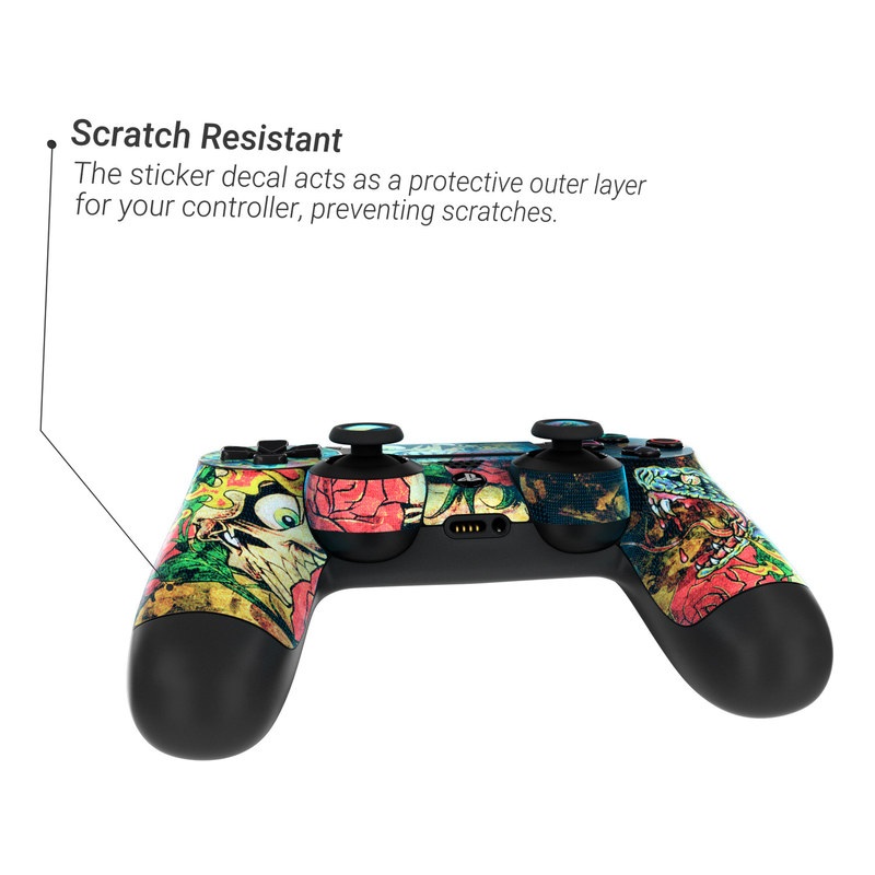 Sony PS4 Controller Skin - Gothic Tattoo (Image 3)