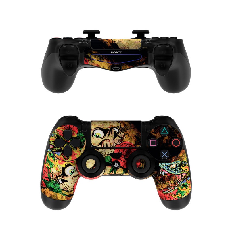 Sony PS4 Controller Skin - Gothic Tattoo (Image 1)