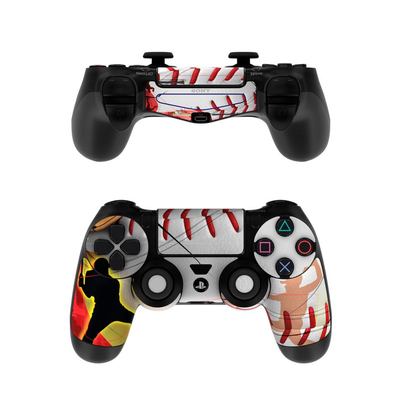 Download Sony PS4 Controller Skin - Home Run by Sports | DecalGirl