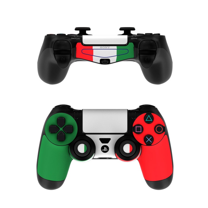 Sony PS4 Controller Skin - Italian Flag (Image 1)