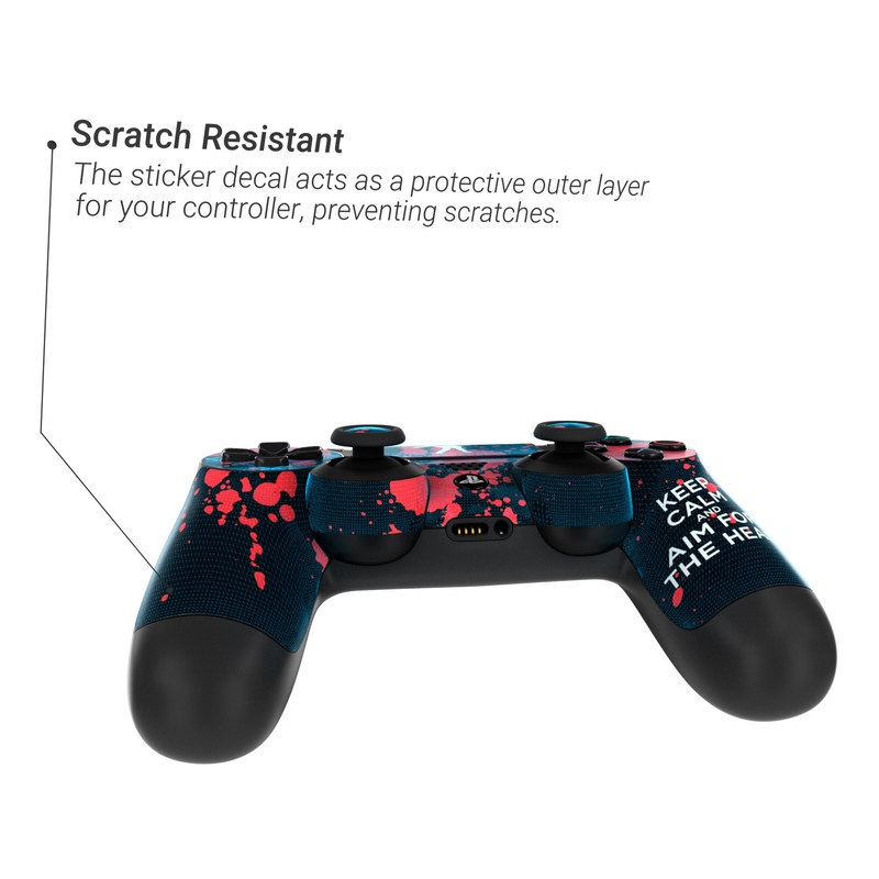 Sony PS4 Controller Skin - Keep Calm - Zombie (Image 3)
