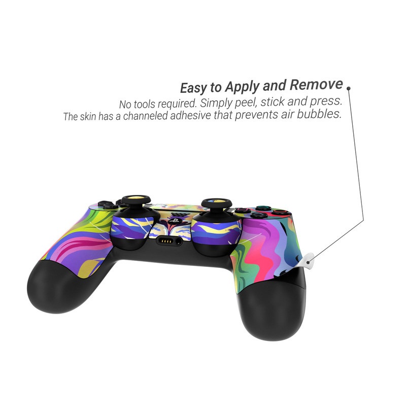 Sony PS4 Controller Skin - King of Technicolor (Image 2)