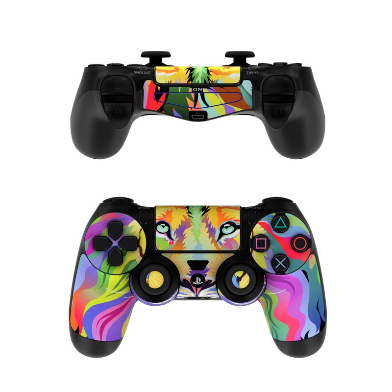 Sony PS4 Controller Skin - King of Technicolor (Image 1)