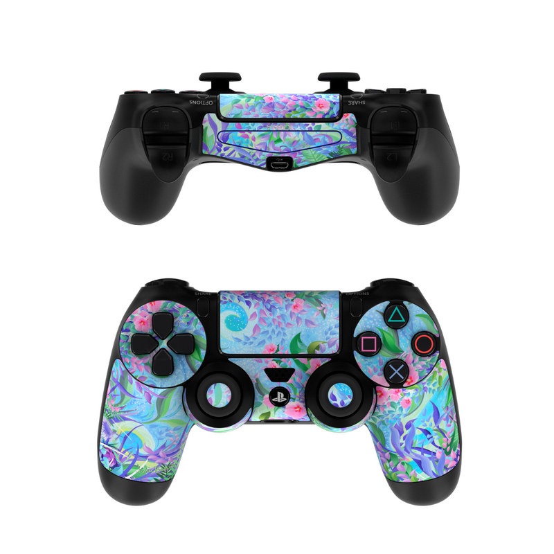 Sony PS4 Controller Skin - Lavender Flowers (Image 1)