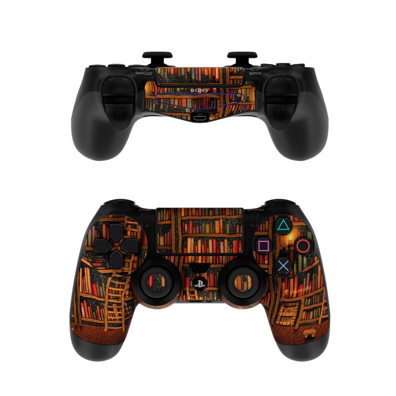 Sony PS4 Controller Skin - Library (Image 1)