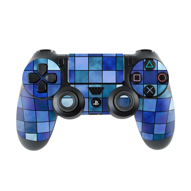 Sony PS4 Controller Skin - Blue Mosaic (Image 1)