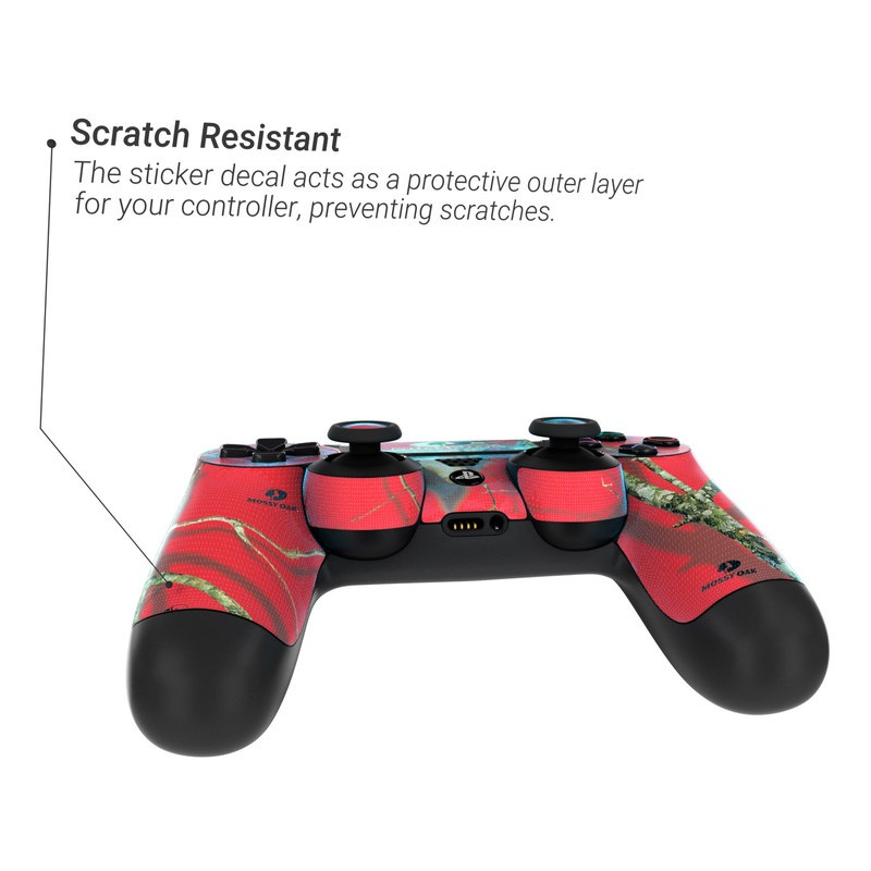 Sony PS4 Controller Skin - Break-Up Lifestyles Red Oak (Image 3)