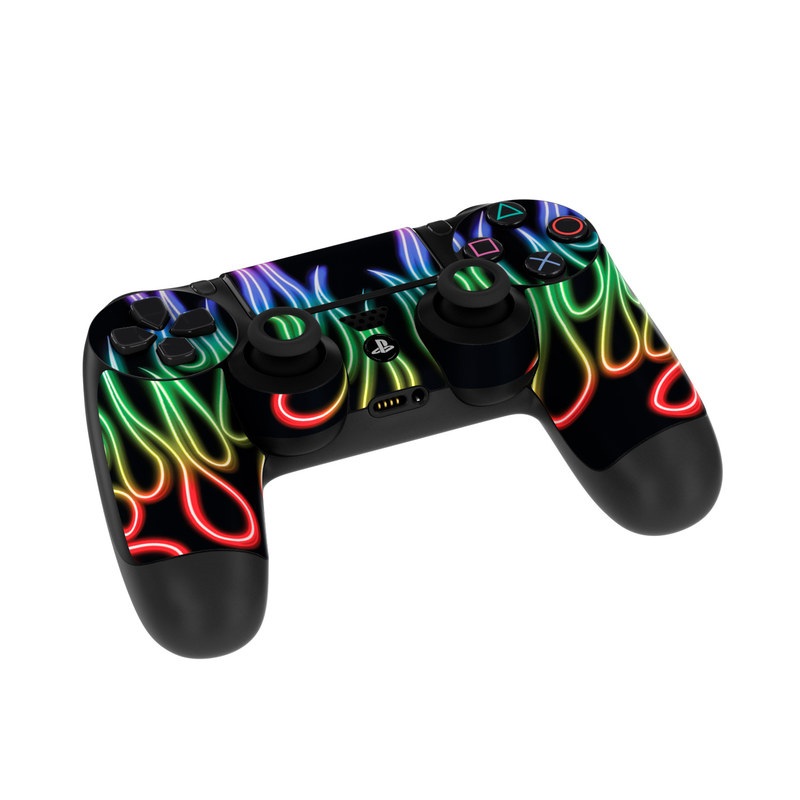 Rainbow ps4. Rainbow ps4 контроллер. Ps4 Neon. Стикер неонового гироскутеры. Holographic Controller.