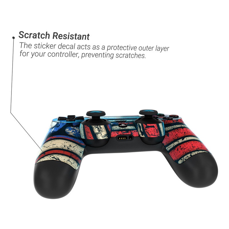 Sony PS4 Controller Skin - Old Glory (Image 3)
