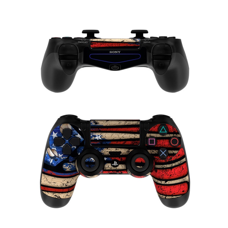Sony PS4 Controller Skin - Old Glory (Image 1)