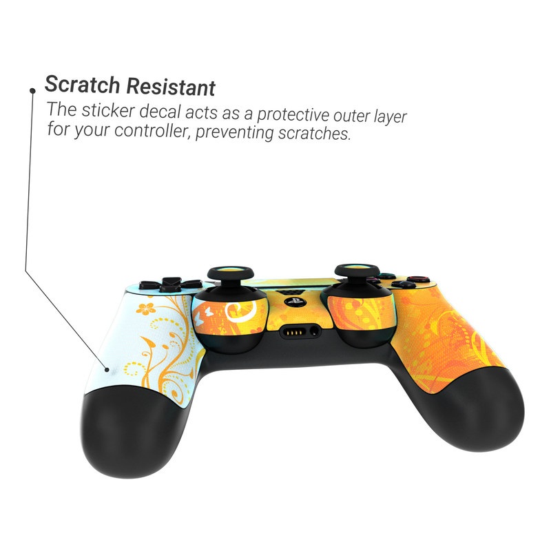 Sony PS4 Controller Skin - Orange Crush (Image 3)