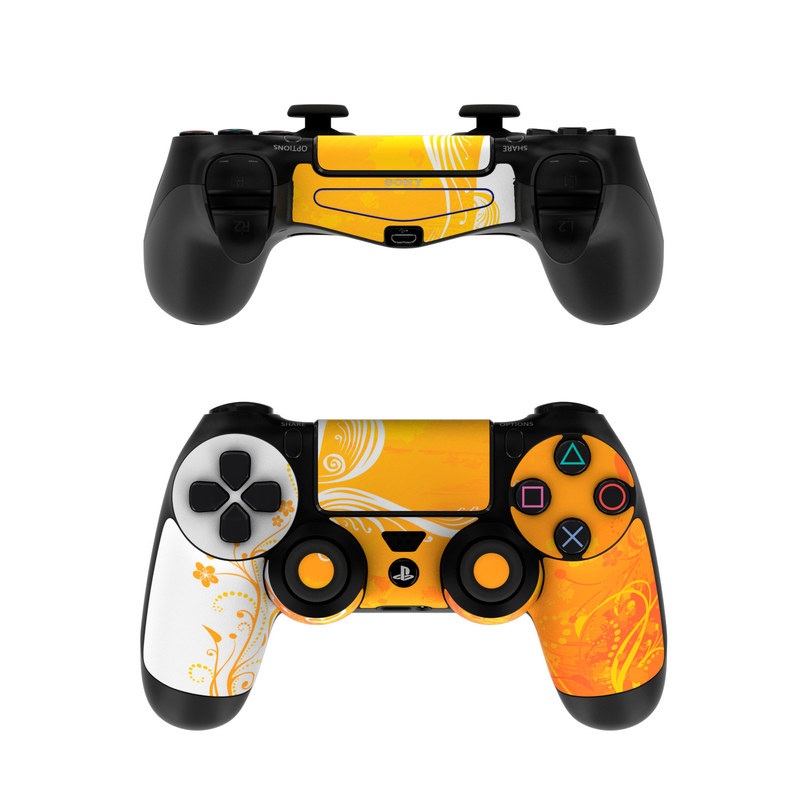 Sony PS4 Controller Skin - Orange Crush (Image 1)