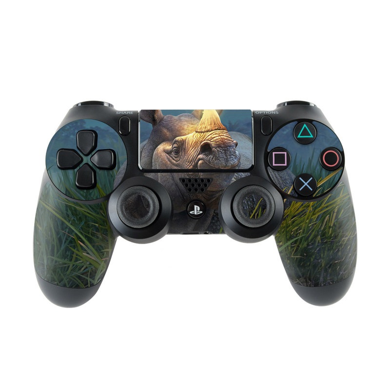 Sony PS4 Controller Skin - Rhinoceros Unicornis (Image 1)