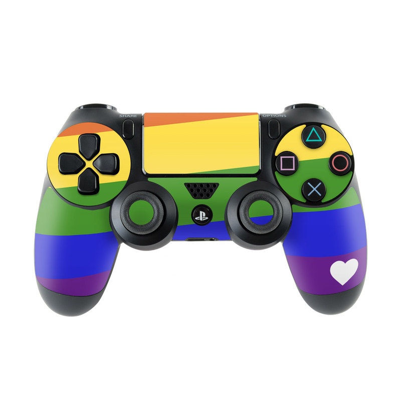 Sony PS4 Controller Skin - Rainbow Stripe (Image 1)