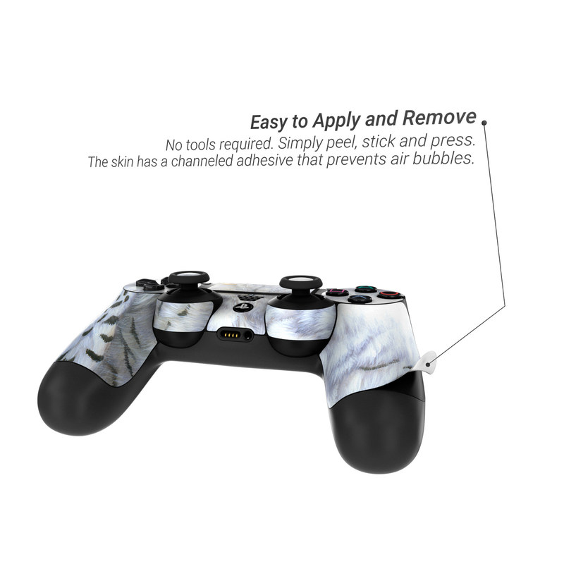 Sony PS4 Controller Skin - Snowy Owl (Image 2)