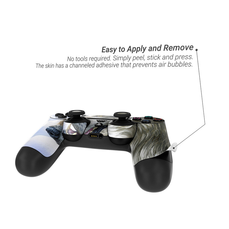 Sony PS4 Controller Skin - Snow Wolves (Image 2)