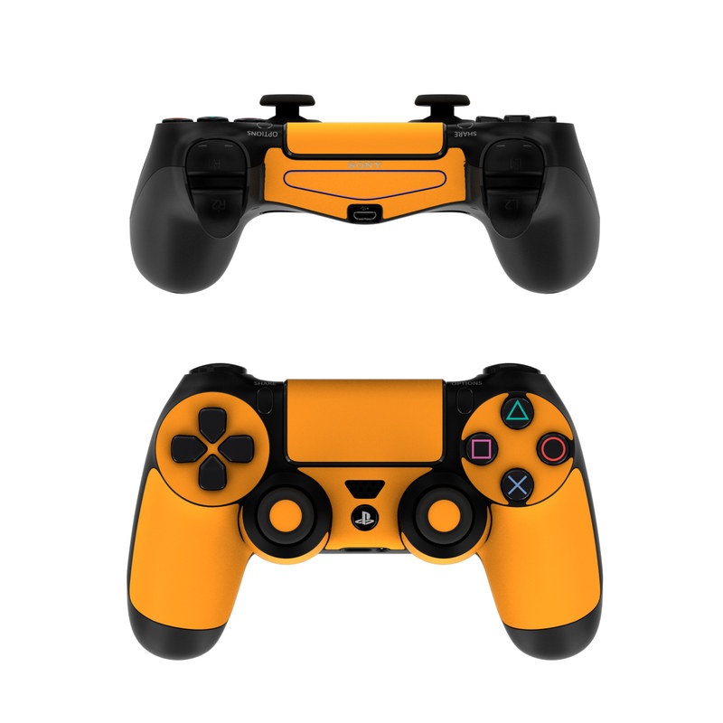 Sony PS4 Controller Skin - Solid State Orange (Image 1)