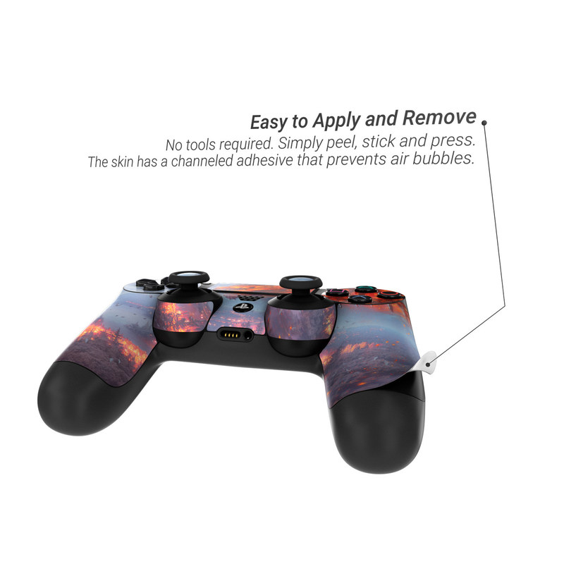 Sony PS4 Controller Skin - Terror of the Night (Image 2)