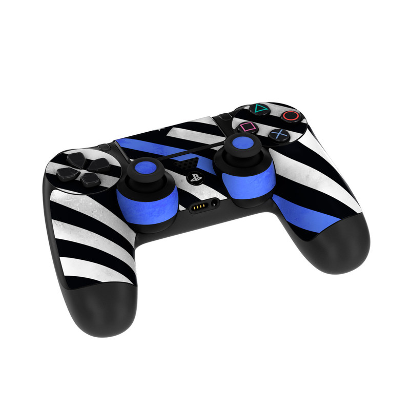 Sony PS4 Controller Skin - Thin Blue Line Hero (Image 5)