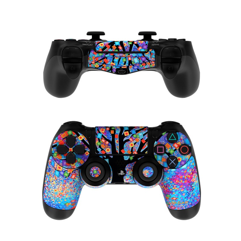 Sony PS4 Controller Skin - Tree Carnival (Image 1)