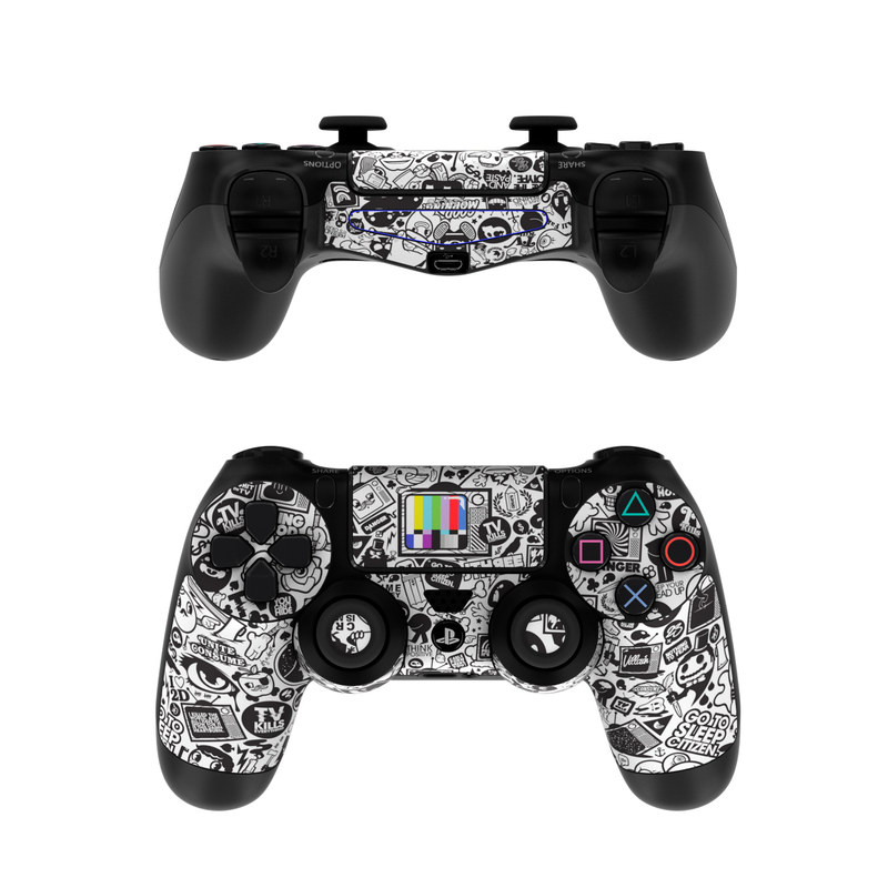 Sony PS4 Controller Skin - TV Kills Everything (Image 1)