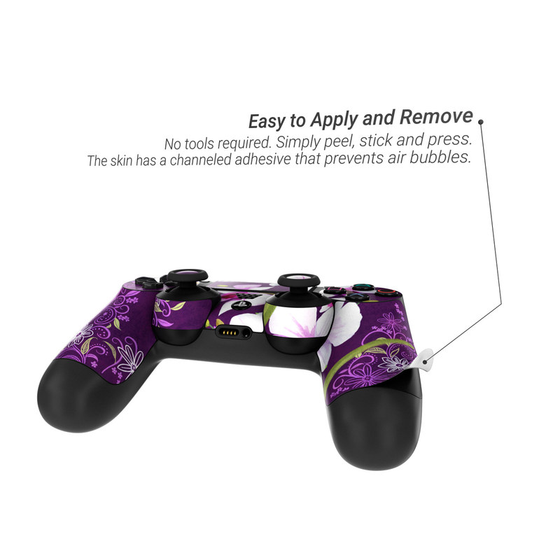 Sony PS4 Controller Skin - Violet Worlds (Image 2)