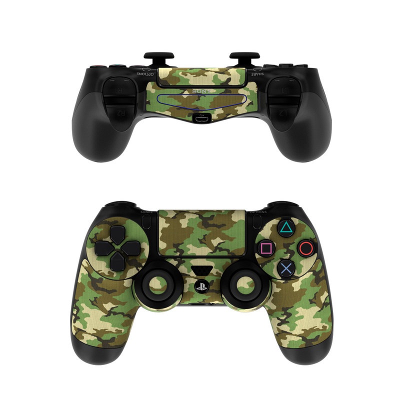 Sony PS4 Controller Skin - Woodland Camo (Image 1)