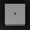 Sony PS4 Pro Skin - Solid State Grey (Image 4)