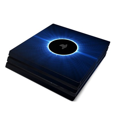 Sony PS4 Pro Skin - Blue Star Eclipse