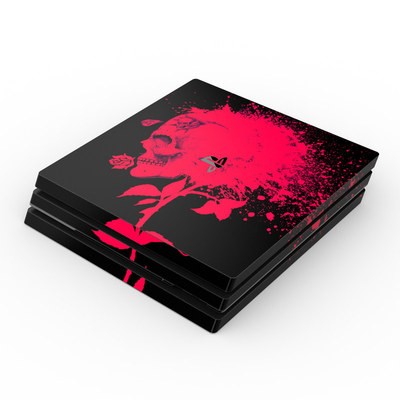 Sony PS4 Pro Skin - Dead Rose