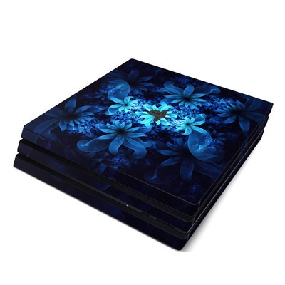 Sony PS4 Pro Skin - Luminous Flowers