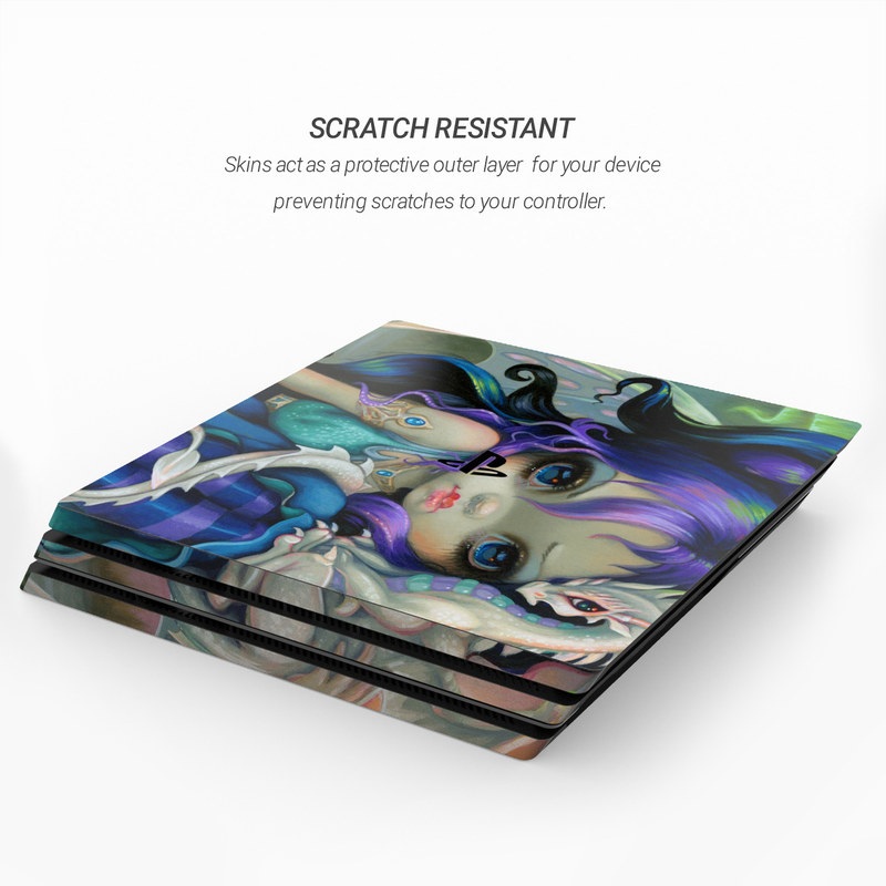 Sony PS4 Pro Skin - Frost Dragonling (Image 3)