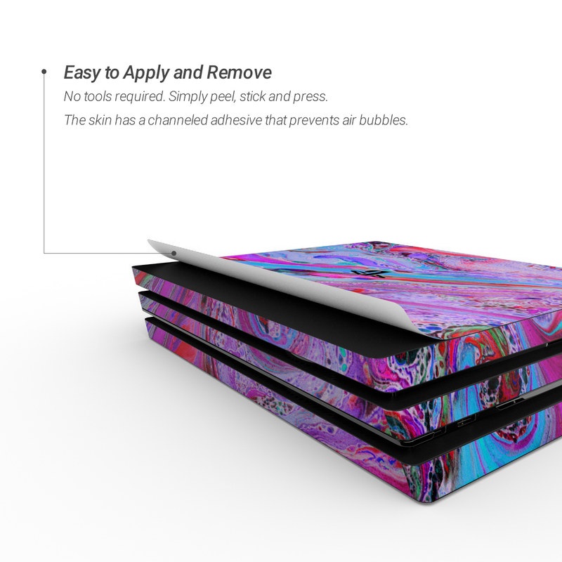 Sony PS4 Pro Skin - Marbled Lustre (Image 2)